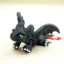 How to Train Your Dragon Action Figure 3D Printed Toothless Night