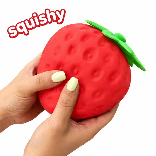 Super Jumbo Strawberry Squishy Slow Rising Anti-Stress