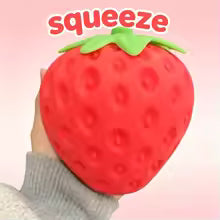 Super Jumbo Strawberry Squishy Slow Rising Anti-Stress