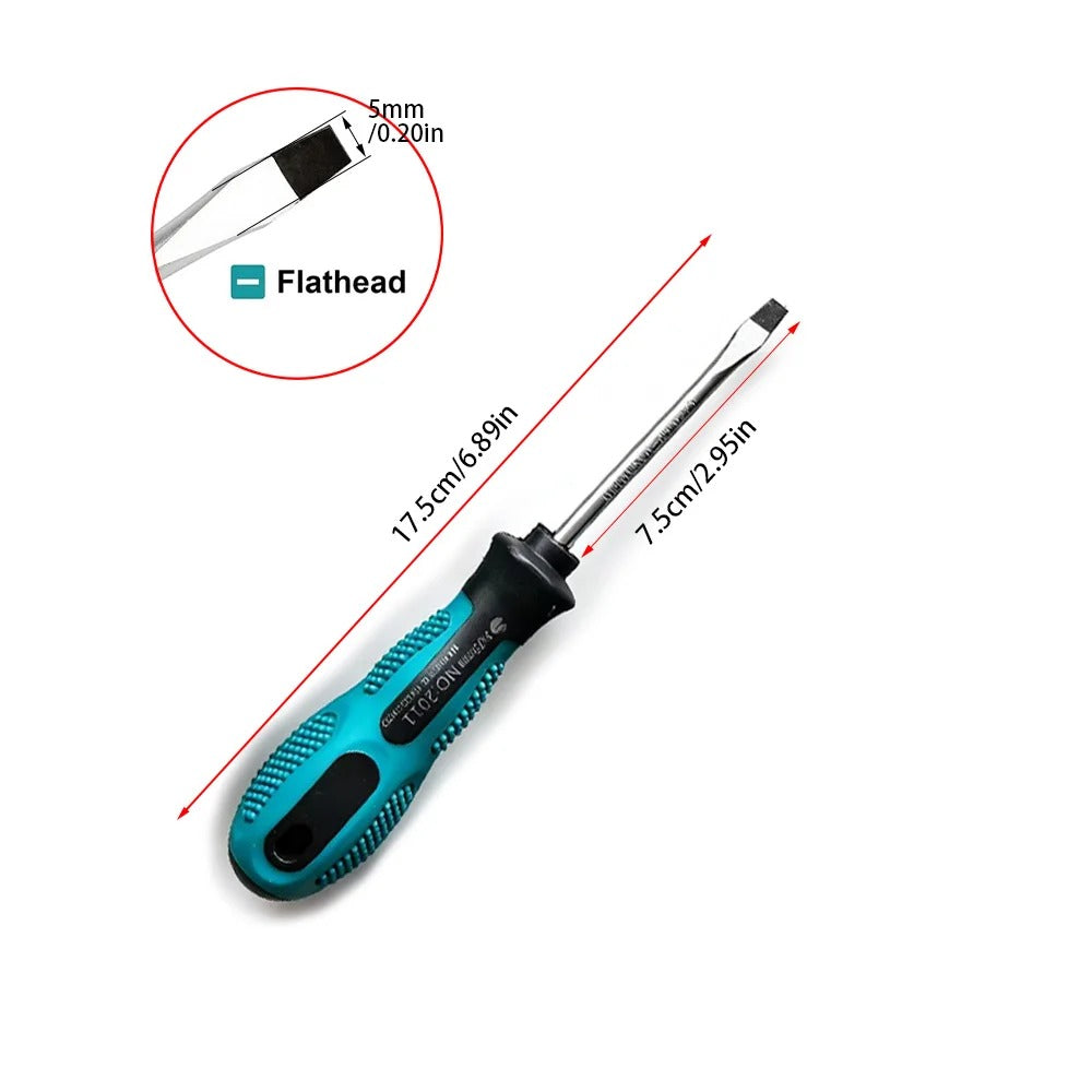 Magnetic Flathead Screwdriver – 3mm to 6mm