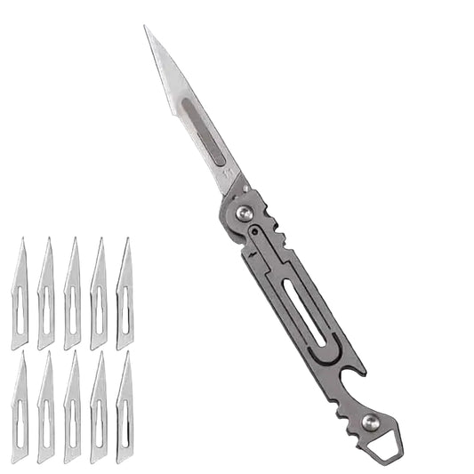 Folding EDC Pocket Knife – Stainless Steel