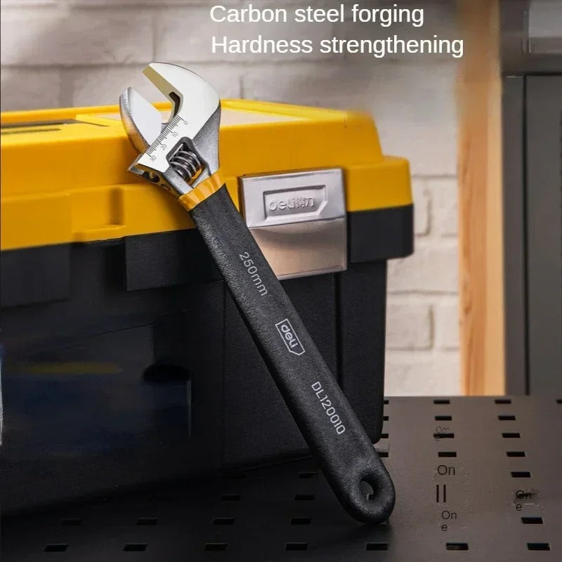 Universal Spanner Anti-Slip Rubber Grip Adjustable Wrench for Car Repair