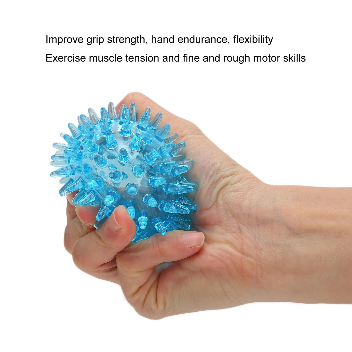 Spiky Ball Hollow Soft Stress Relief Massage Ball for Hand Wrist