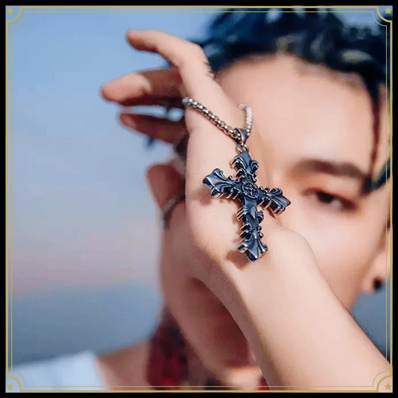 Fashion Stainless Steel Cross Jewelry Set for Men & Unisex