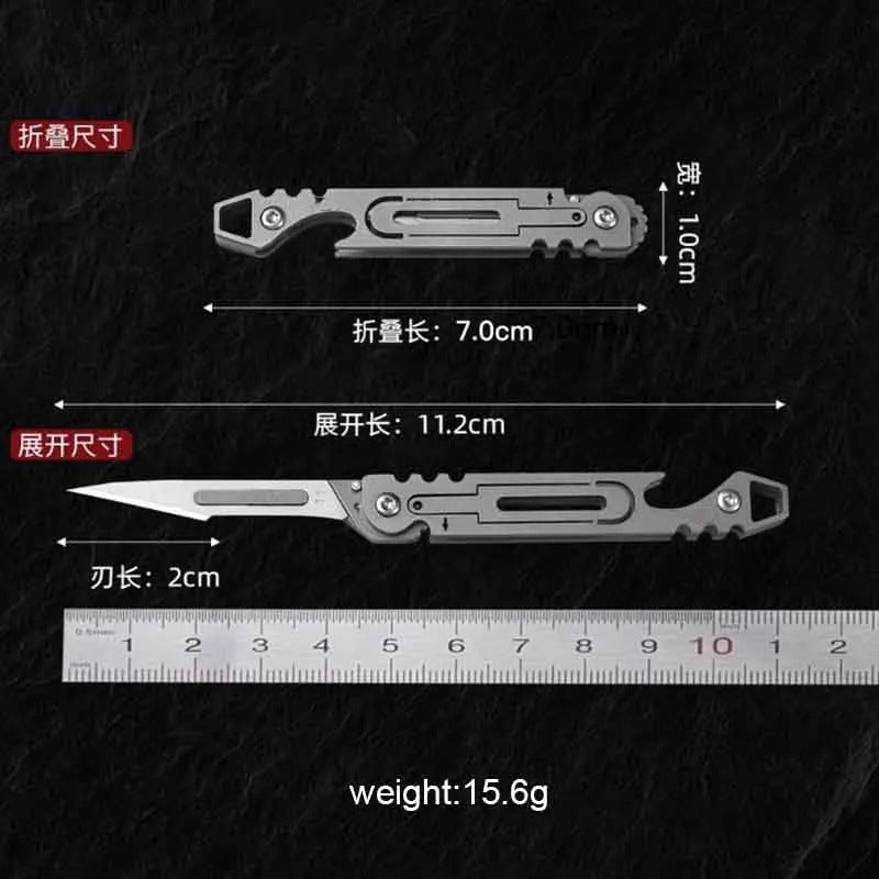Folding EDC Pocket Knife – Stainless Steel