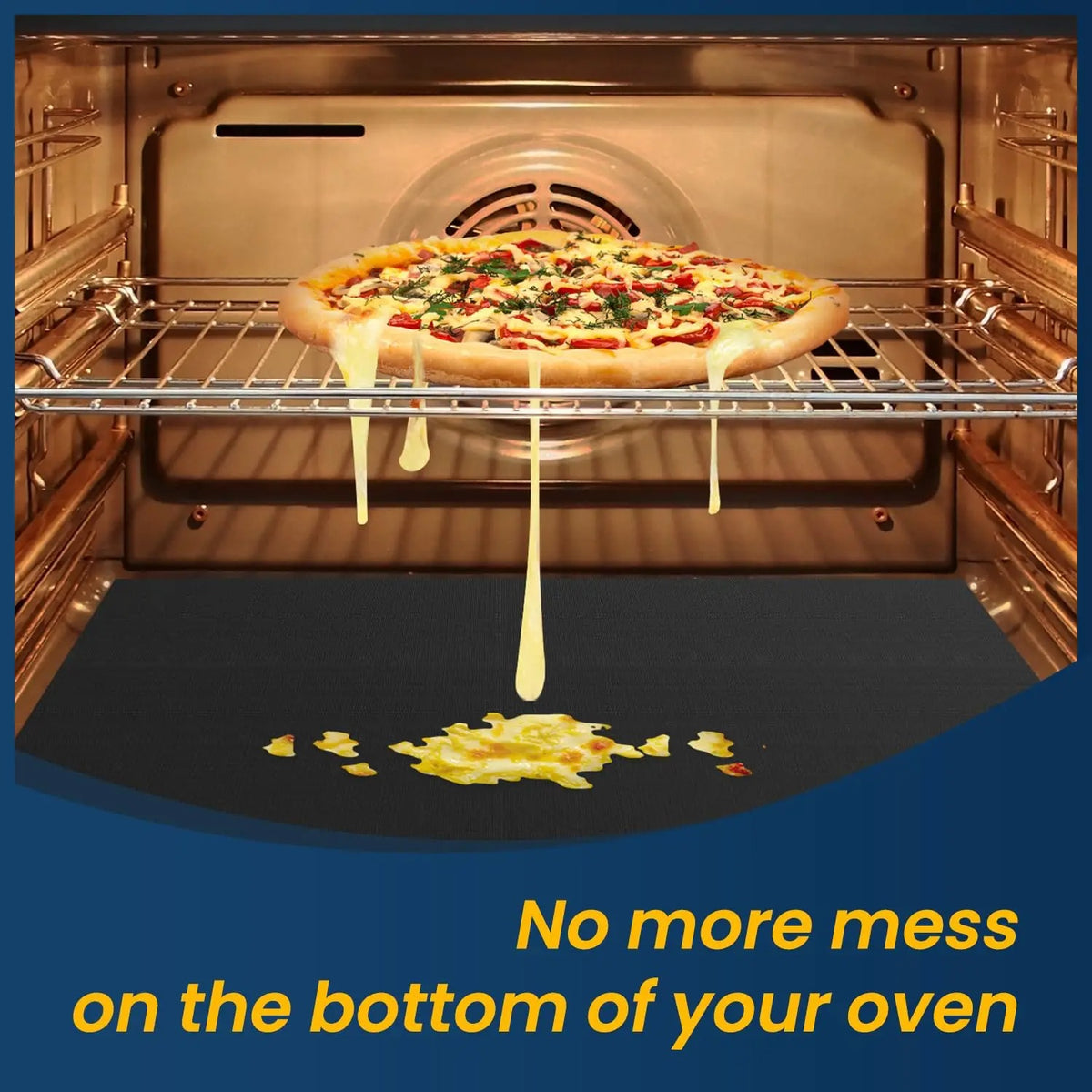 Non-Stick BBQ Grill Mat – Heat-Resistant, Reusable & Easy-Clean.