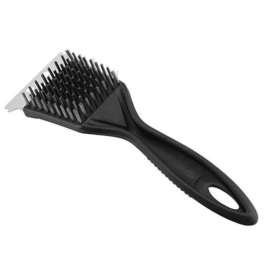 Durable BBQ Grill Cleaning Brush – Steel Wire Bristles for Home & Outdoor Grills