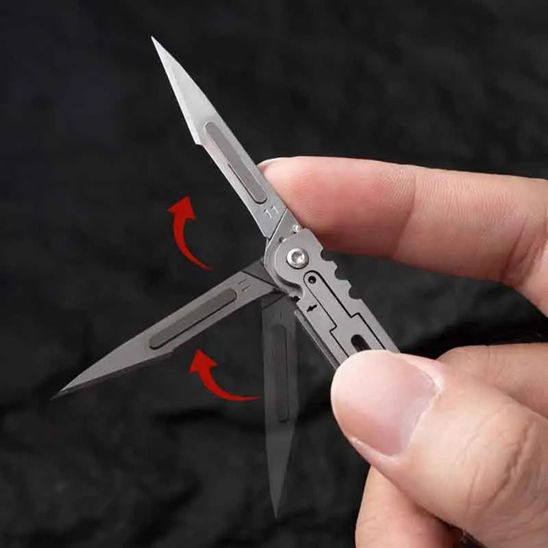 Folding EDC Pocket Knife – Stainless Steel