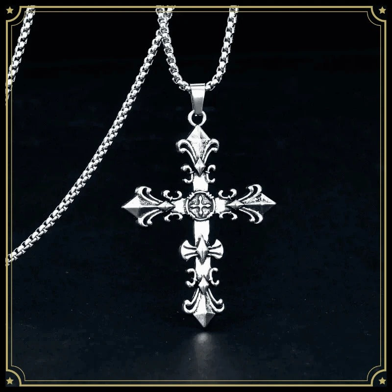 Fashion Stainless Steel Cross Jewelry Set for Men & Unisex