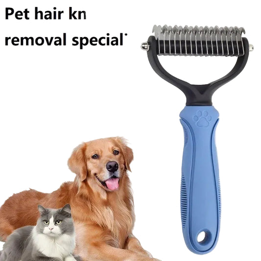 Pet Deshedding Brush Dog Hair Cats Comb Brush for Dog Grooming