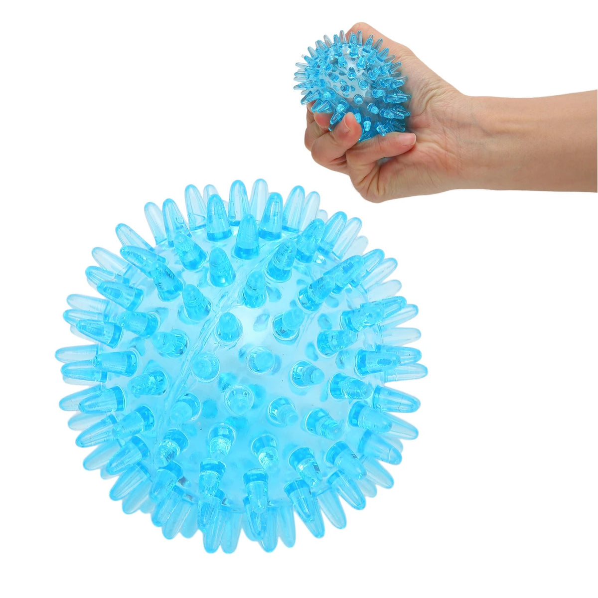 Spiky Ball Hollow Soft Stress Relief Massage Ball for Hand Wrist