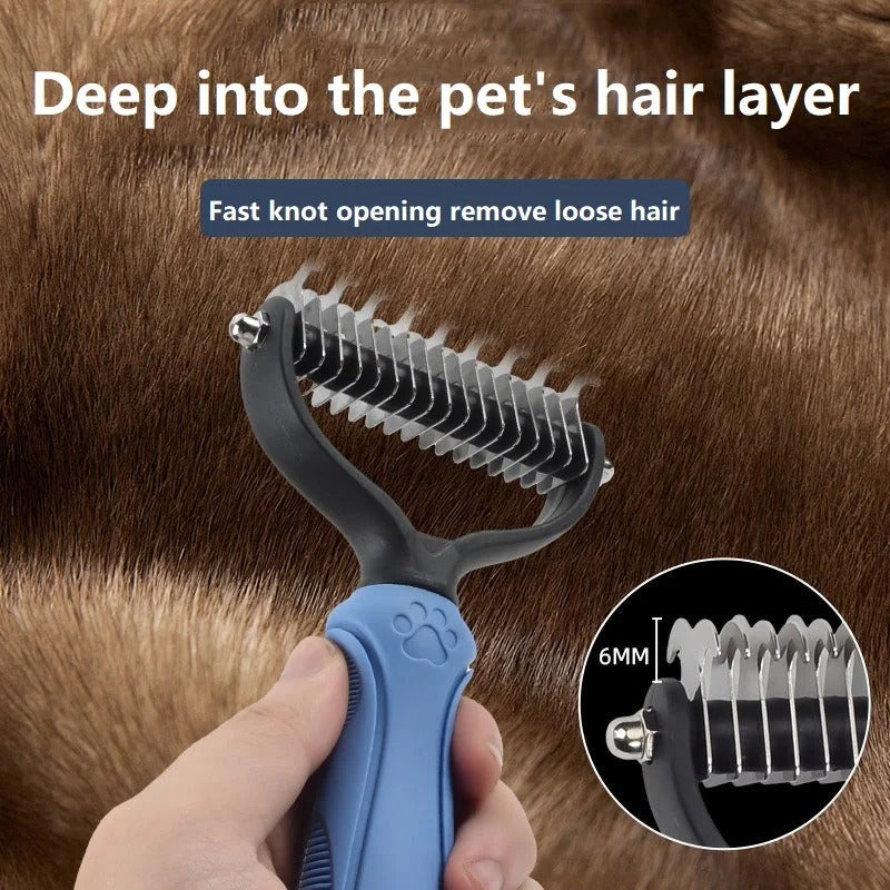 Pet Deshedding Brush Dog Hair Cats Comb Brush for Dog Grooming