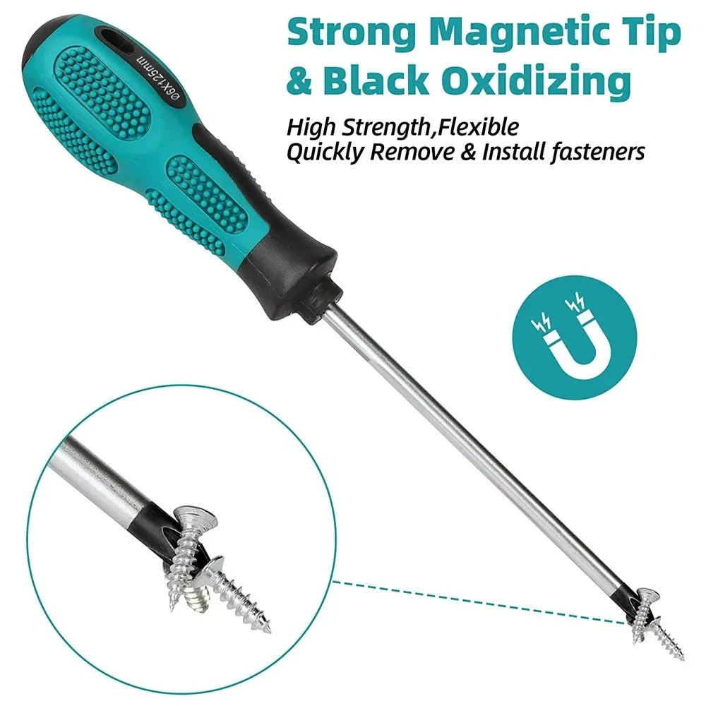 Magnetic Flathead Screwdriver – 3mm to 6mm
