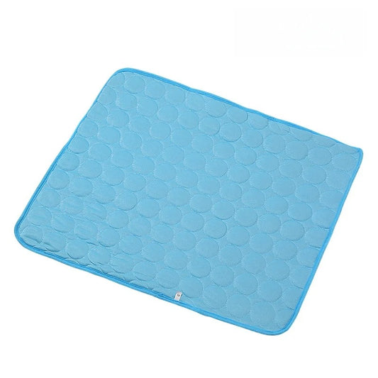 Pet Ice Silk Cool Sleeping Mat Breathable Heat Dissipation Non Slip Summer Rest Pad For Puppy Kitten
