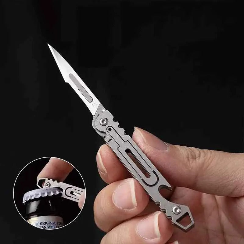 Folding EDC Pocket Knife – Stainless Steel