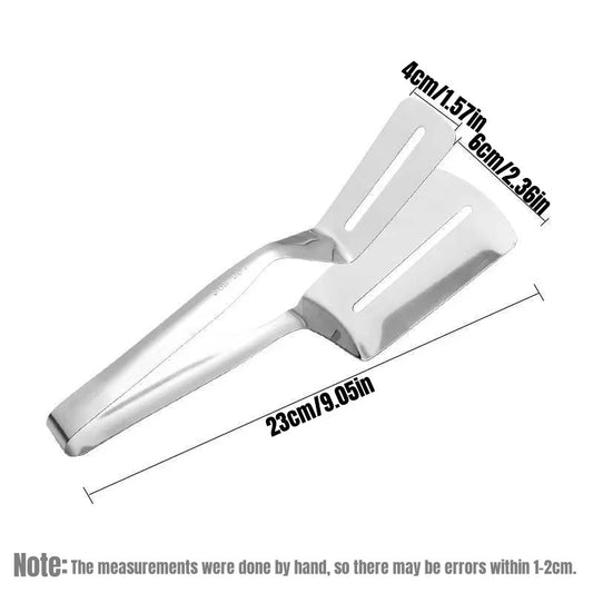 Stainless Steel Steak Tongs – Multifunctional Cooking Clips for Meat, Fish & Pizza.
