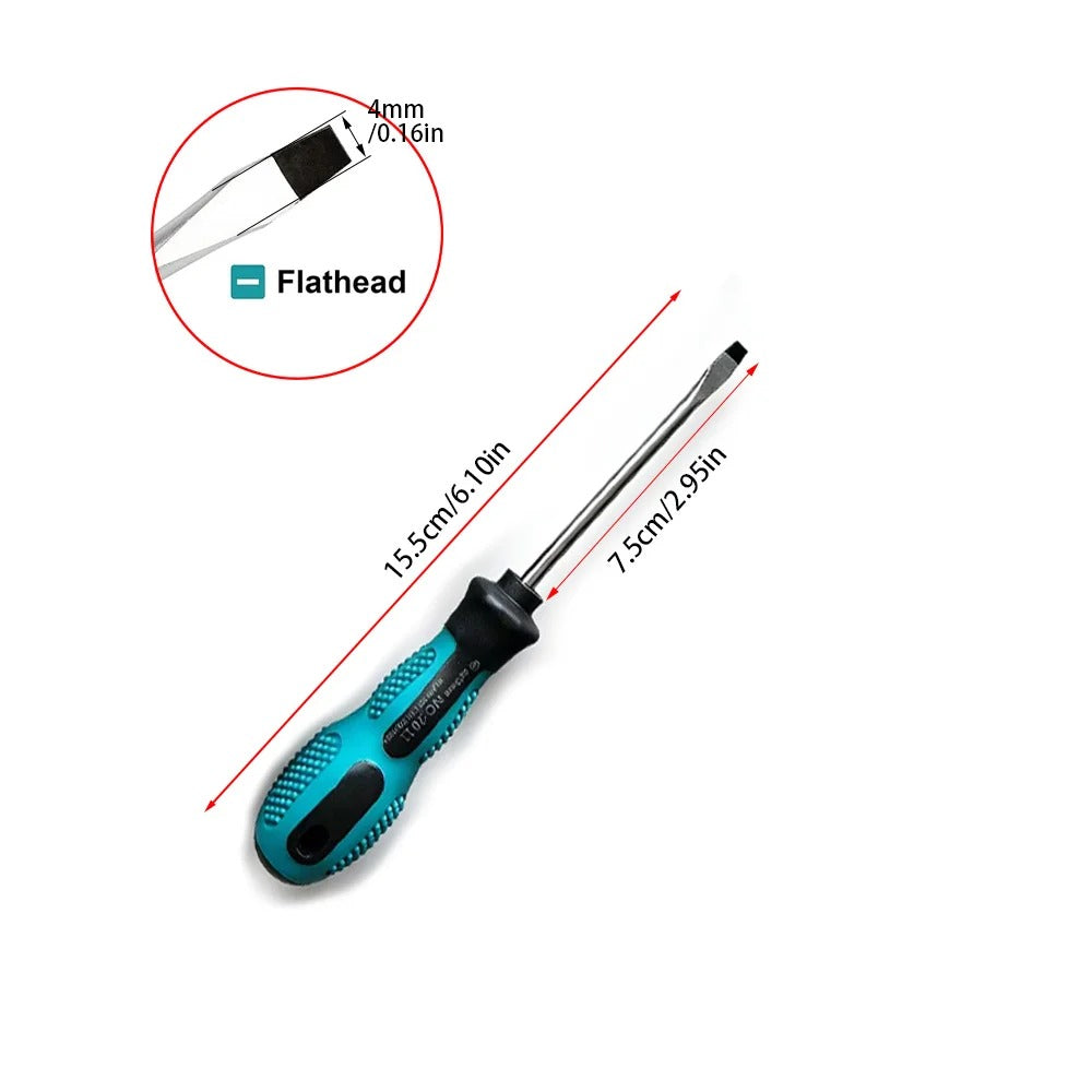 Magnetic Flathead Screwdriver – 3mm to 6mm